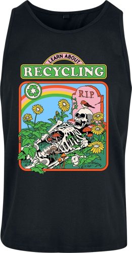 Steven Rhodes Learn About Recycling Tank top černá