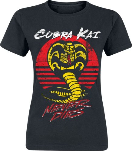 Cobra Kai Cobra Kai Never Dies Dámské tričko černá