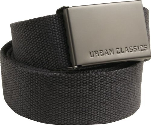 Urban Classics Canvas Belt Opasky charcoal