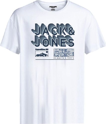 Jack & Jones Tričko s klasickým výstřihem Booster detské tricko bílá