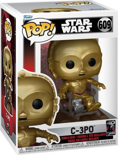 Star Wars Vinylová figurka č.609 Return of the Jedi - 40th anniversary - C-3PO Sberatelská postava standard