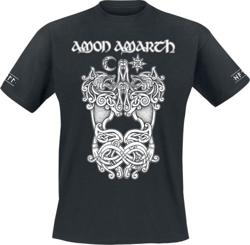 Amon Amarth Skoll And Hati Tričko černá