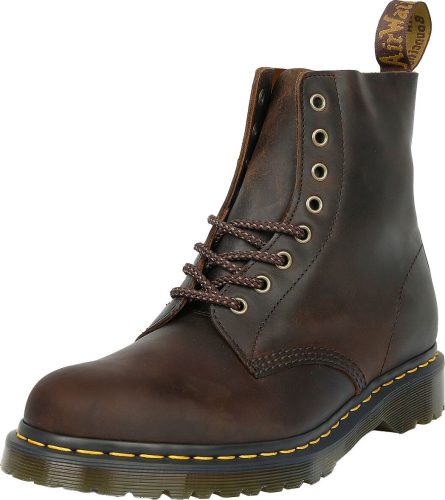 Dr. Martens 1460 Pascal - Chestnut Brown Waxed Full Grain boty hnědá