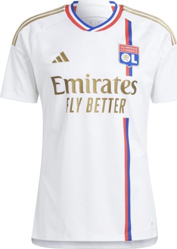 Olympique Lyon Home Jersey 23/24 Dres pro fanoušky vícebarevný