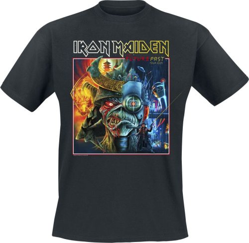 Iron Maiden The Future Past Tour Art 2023 Square Tričko černá