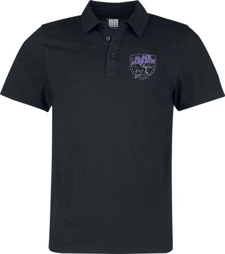 Black Sabbath Amplified Collection - Washed Slub Polo Polo tričko černá