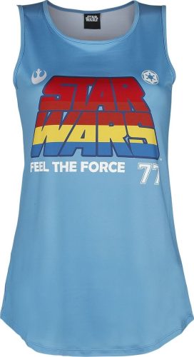 Star Wars Retro - 77 Dámský top modrá