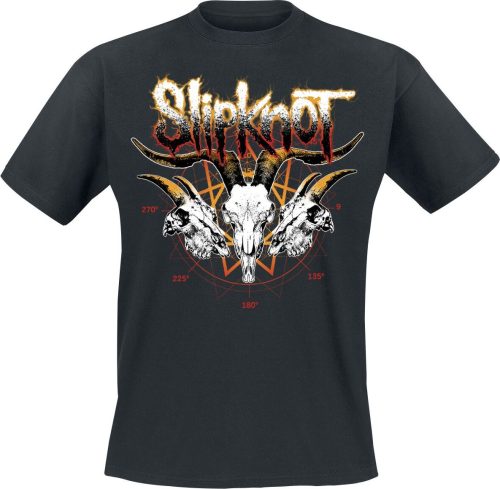 Slipknot Goat Skulls Tričko černá