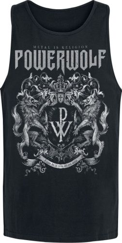 Powerwolf Tank top černá