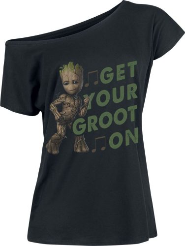 Strážci galaxie Get Your Groot On Dámské tričko černá