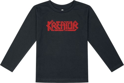 Kreator Metal-Kids - Logo detské tricko - dlouhý rukáv černá