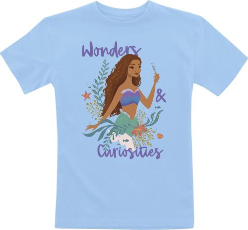 Ariel - Malá mořská víla Wonders And Curiosities detské tricko modrá