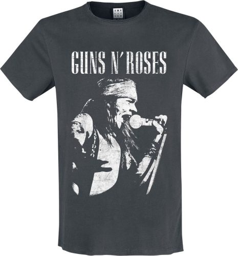 Guns N' Roses Amplified Collection - Axl Live Profile Tričko charcoal