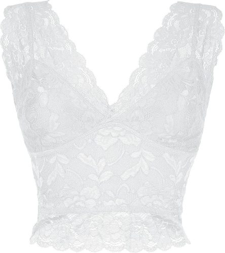 Sublevel Ladies Lace Top Dámský top bílá