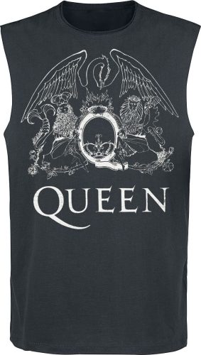 Queen Amplified Collection - Line Art Tank top charcoal