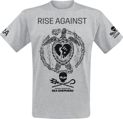 Rise Against Sea Shepherd Cooperation - Our Precious Time Is Running Out Tričko prošedivelá