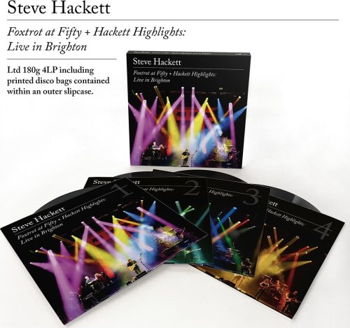 Steve Hackett Foxtrot at Fifty + Hackett Highlights: Live in Brighton 4-LP standard