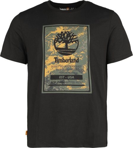 Timberland Printed Logo Tee Tričko černá