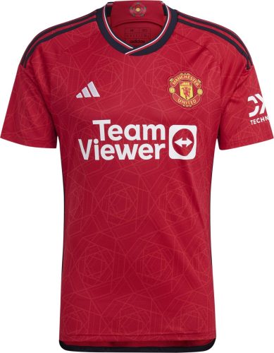 Manchester United Home Jersey 23/24 Dres pro fanoušky vícebarevný