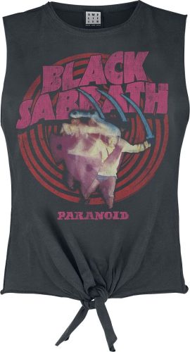 Black Sabbath Amplified Collection - Paranoid Dámský top charcoal