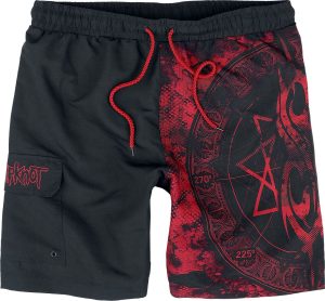 Slipknot EMP Signature Collection Pánské plavky cerná/cervená