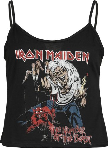 Iron Maiden The number of the beast Dámský top černá