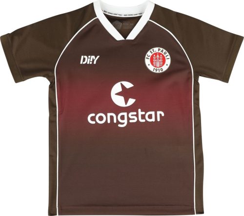 FC St. Pauli Trikot Heim 2023-24 detské tricko hnědá