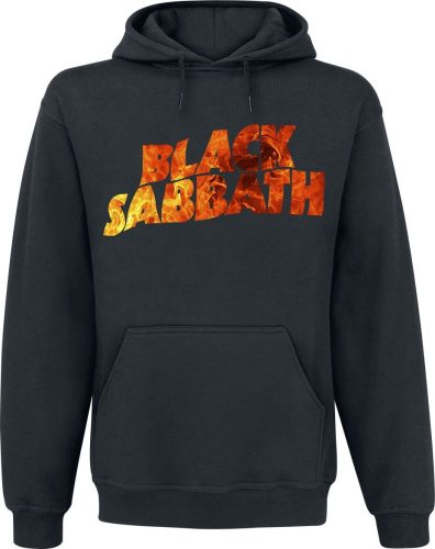 Black Sabbath Burning Demon Mikina s kapucí černá