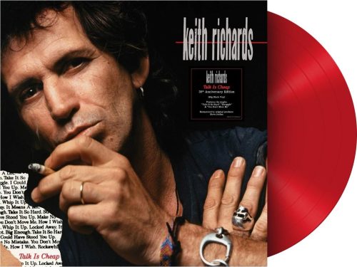 Keith Richards Talk is cheap LP červená