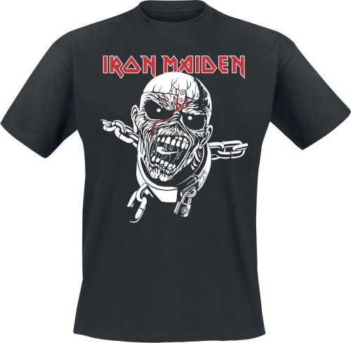 Iron Maiden Line Drawings Tričko černá