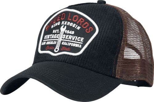 King Kerosin Speed Lords Black Trucker kšiltovka cerná/hnedá