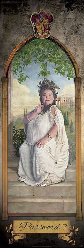 Harry Potter The Fat Lady - Door Poster plakát vícebarevný