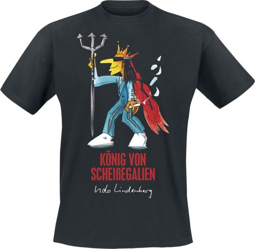 Udo Lindenberg König T-Shirt Tričko černá