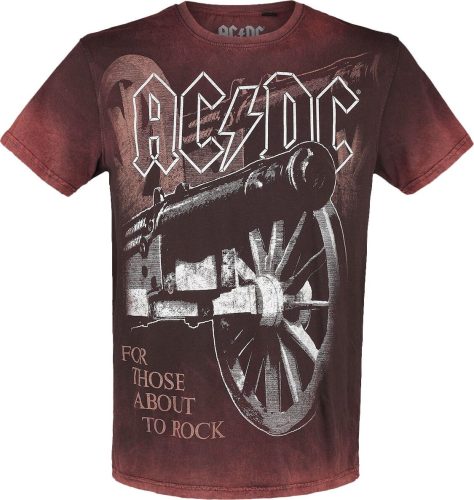 AC/DC For Those About To Rock 40th Anniversary Tričko rez