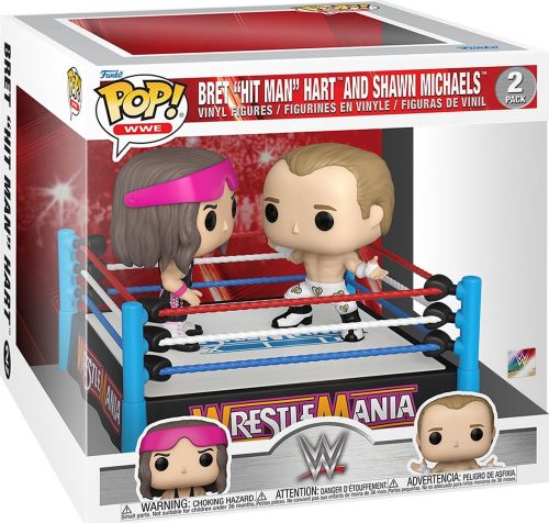 WWE Balení 2 vinylových figurek Bret Hit Man Hart and Shawn Michaels (POP! Moment) Sberatelská postava standard