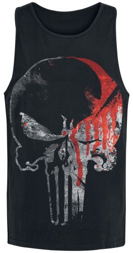 The Punisher Skull Tank top černá