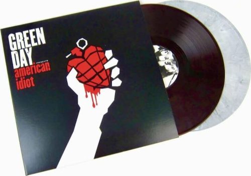 Green Day American idiot 2-LP potřísněné