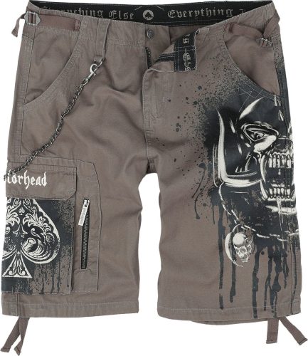 Motörhead EMP Signature Collection Cargo kraťasy khaki