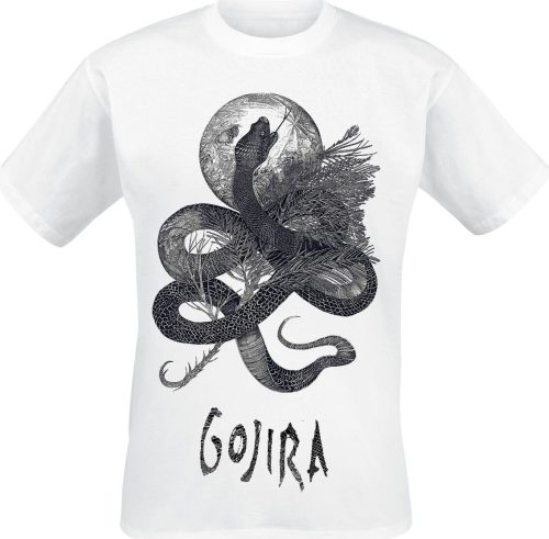 Gojira Serpent Moon Tričko bílá