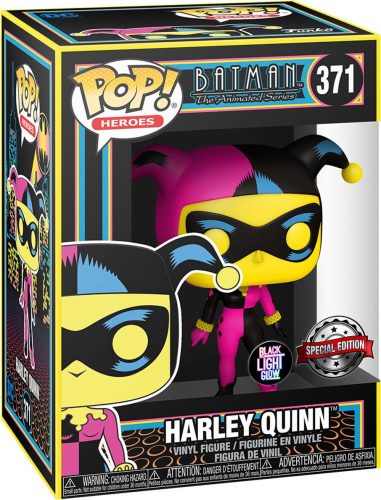 Harley Quinn Harley Quinn (Black Light) Vinyl Figur 371 Sberatelská postava standard