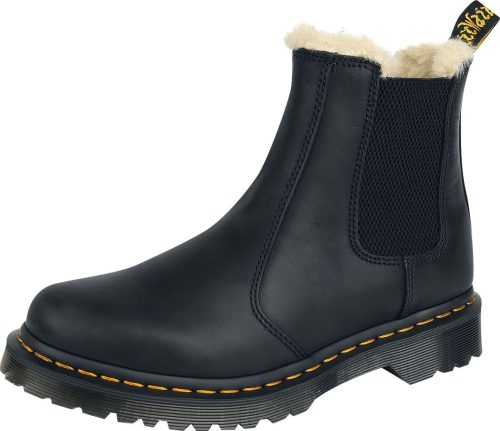 Dr. Martens Boty 2976 Leonore s kožešinovou podšívkou boty černá