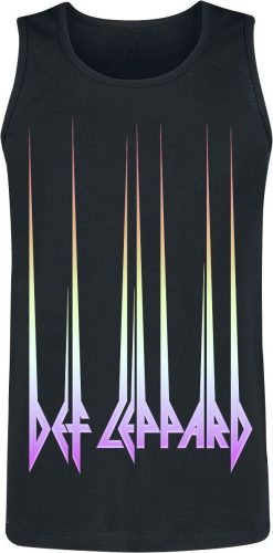 Def Leppard Gradient Logo Tank top černá