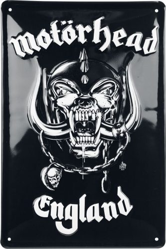 Motörhead England plechová cedule standard