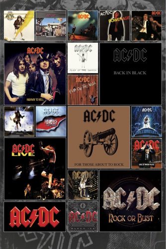 AC/DC AC/DC - Covers plakát vícebarevný