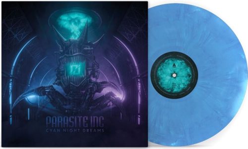 Parasite Inc Cyan night dreams LP mramorovaná