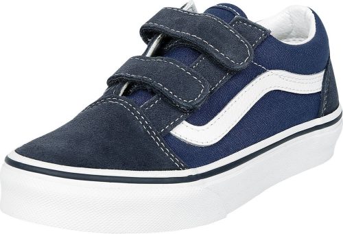 Vans UY Old Skool V Navy/True White Dětské boty modrá