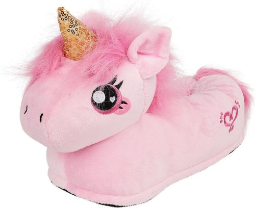 Corimori Pantofle pro dospělé Pink Unicorn papuce světle růžová