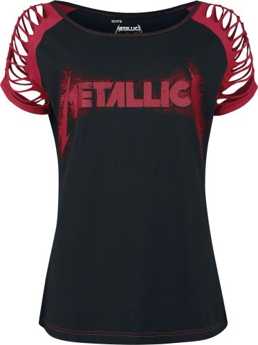 Metallica Dámské tričko cerná/cervená