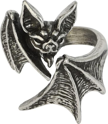 Alchemy Gothic Nighthawk Wrap Ring Prsten stríbrná