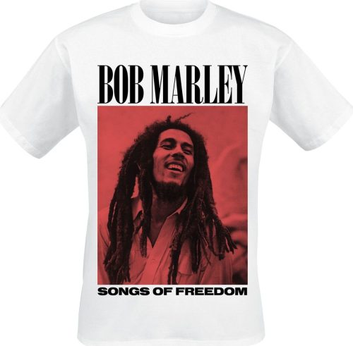 Bob Marley Songs Of Freedom Tričko bílá